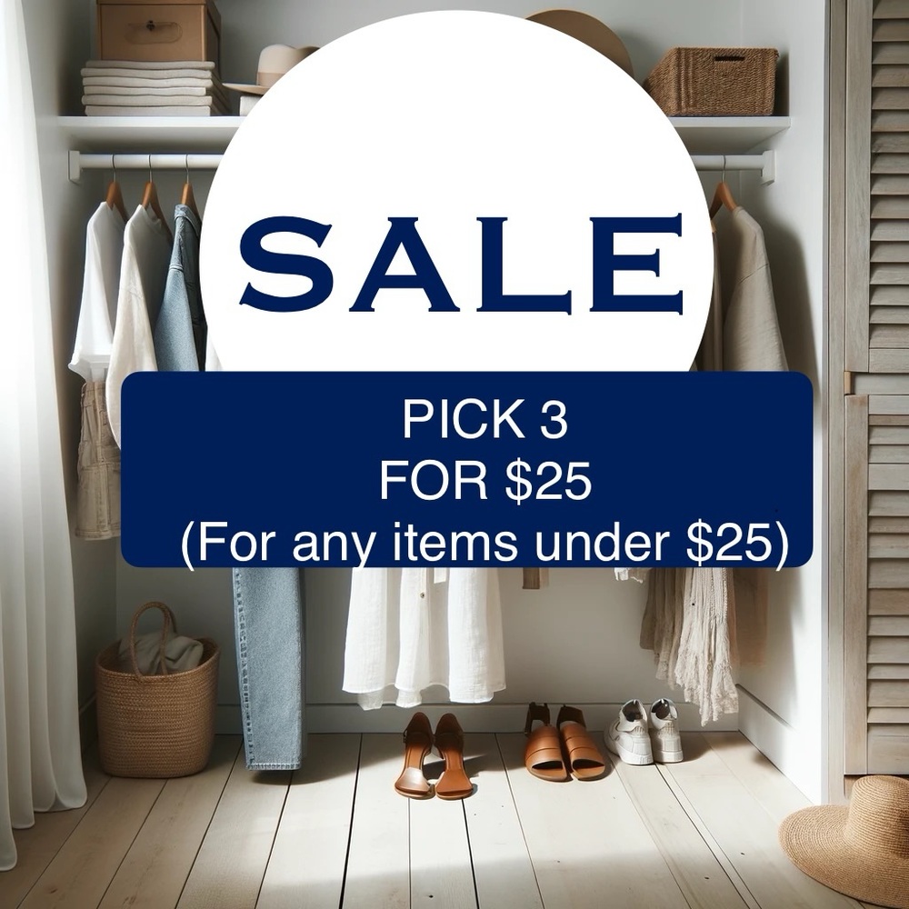 3 FOR $25!